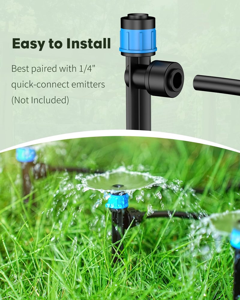 Pawfly 25 ft. 1/4" Drip Irrigation Tubing, Blank PE Distribution Tubing for Drip Irrigation System, Black Polyethylene Drip Line, Drip Irrigation Hose Roll for Garden Watering - Image 5